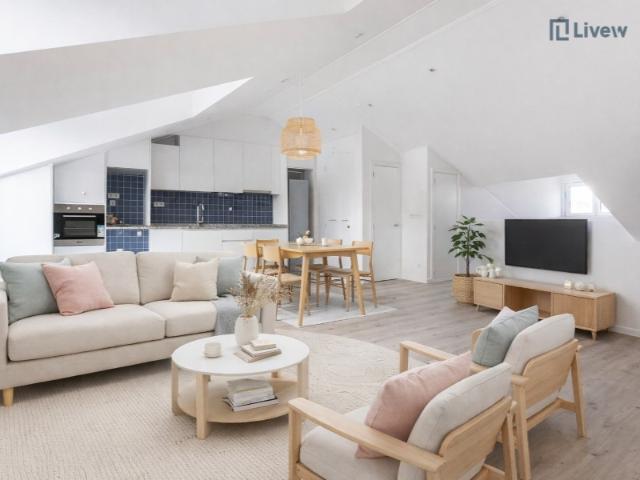 Penthouse T1 exclusiva com varandas junto à Av. Liberdade
