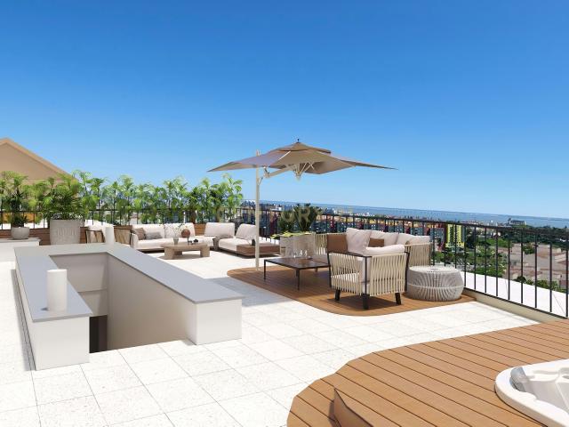 Penthouse T2 virada para o Tejo Empreendimento Monteiro Plaza – Lisboa