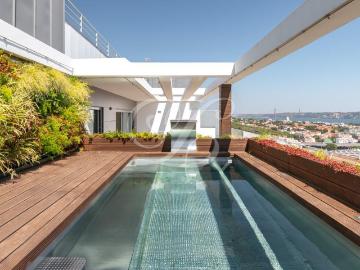 Penthouse T4 Empreendimento Mare 471m² Algés, linda a velha e cruz quebrada dafundo