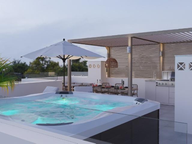PENTHOUSE T4 T2+2, NOVO, a 300 m 2 minutos a pé Praia de. 148m² Armação De Pêra