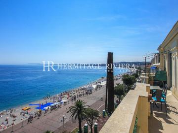 Penthouse to rent Nice, quai des Etats Unis 3 bedroom apartment Waterfront apartment Terrace