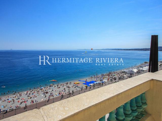 Penthouse to rent Nice, quai des Etats Unis 3 bedroom apartment Waterfront apartment Terrace