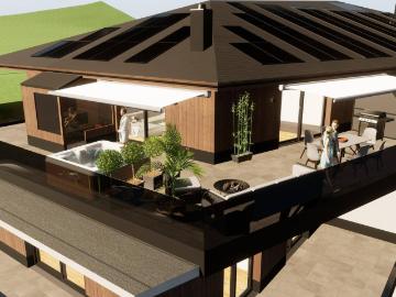 Penthaus in St. Johann, Top2 83,81m²  48,27m² Terrasse und Fernsicht
