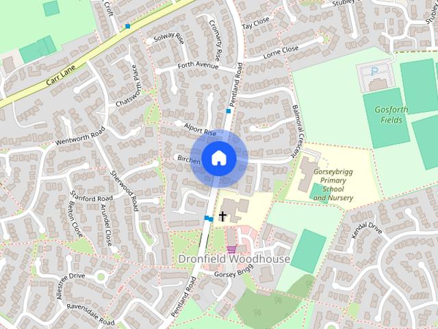 Pentland Road, Dronfield Woodhouse, Dronfield
