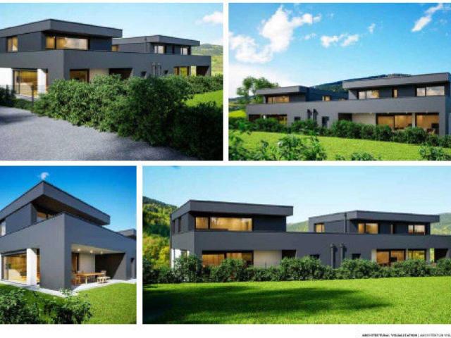 Pennewang Bezirk Wels Land: Moderne, belagsfertige Doppelhaushälfte in ruhiger Lage