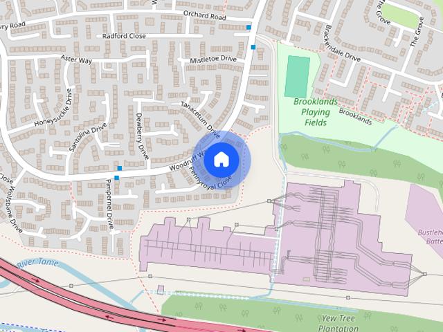 Pennyroyal Close, Walsall