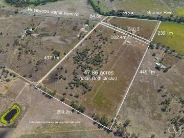 Peaceful Acreage Living with River Frontage 47.86 Acres with unlimited potential!