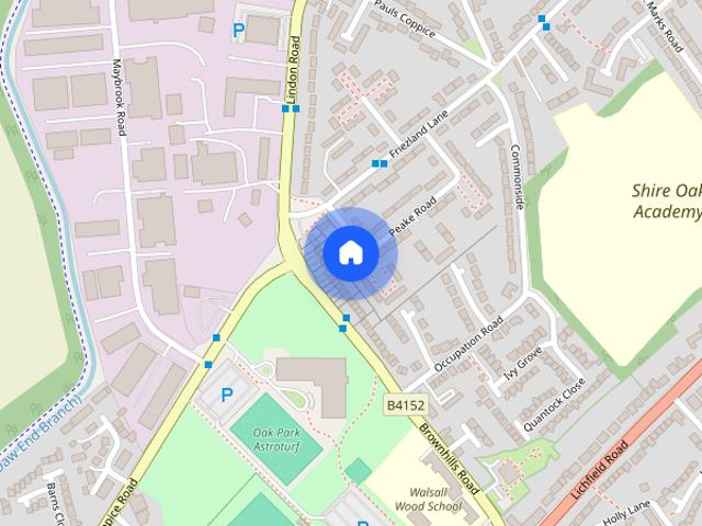 Peake Road, Walsall, WS8