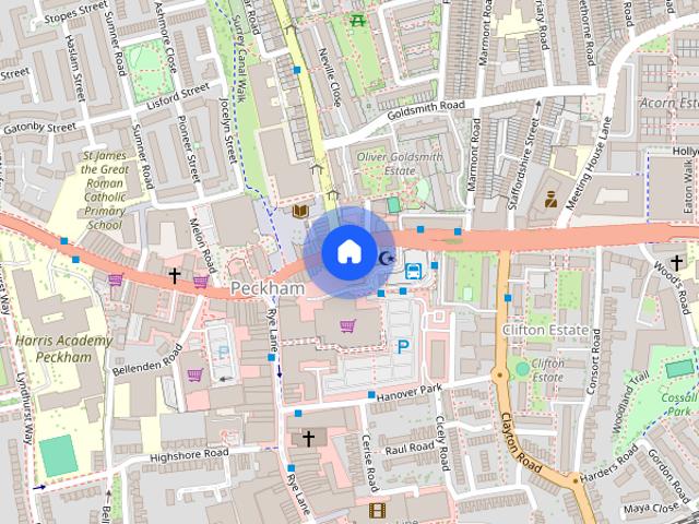 Peckham High Street, Peckham Rye, London, SE15