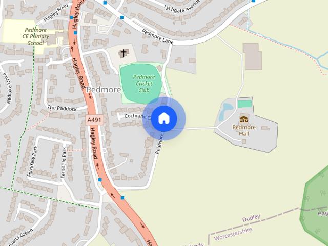 Pedmore Hall Lane, Stourbridge, West Midlands, DY9