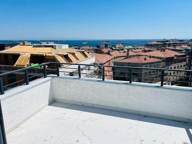 Pegaas'tan Deniz Manzaralı Sıfır Teras Kat 2+1 Kiralık Daire