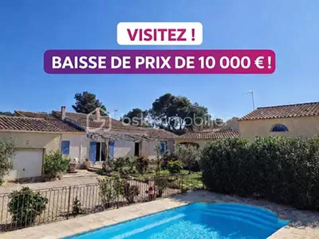 Pélissanne 13330 Achat / Vente maison 13 pièces t13 piscine terrasse
