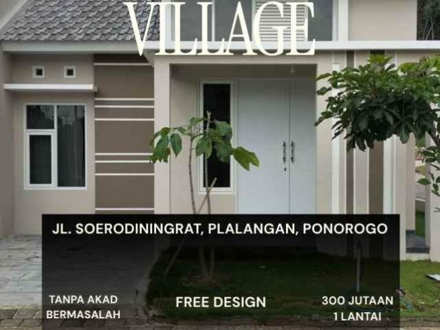 Perumahan di Ponorogo, Perumahan Syariah Harga 300jt