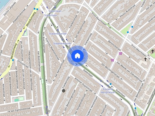 PER DIRECT.: GESTOFFEERD HERENHUIS IN STATENKWARTIER