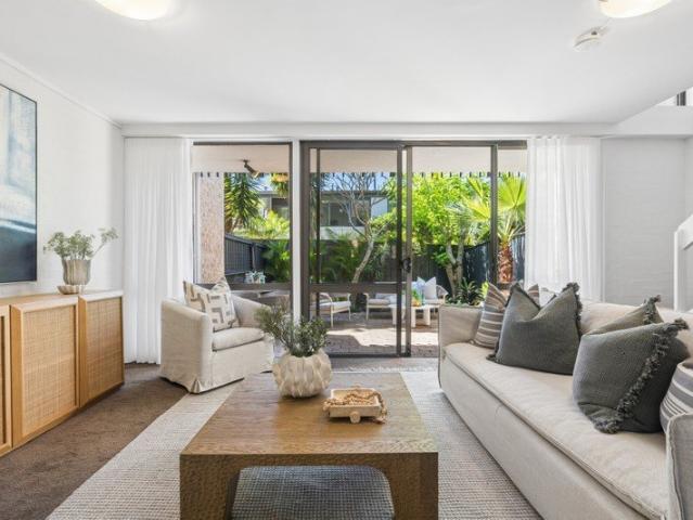 Perfect north aspect townhouse with private garden courtyards, steps from Narrabeen Beach