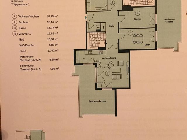 Perfect and great penthouse in excellent location