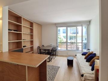 Perfect apartment with separable bedroom near Parc Buttes Chaumont, Paris Amsterdam Apartments for Rent