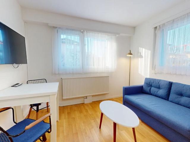 Perfect studio apartment in Sallaz, Lausanne, Lausanne Amsterdam Apartments for Rent