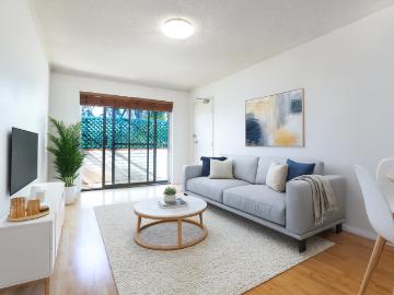 perfect two bedroom space a walk to the beach!