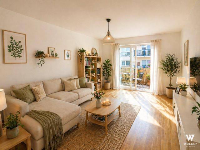 Perfekt für Paare oder WG: Helle Wohnung mit Loggia nahe Siebenbrunnenplatz