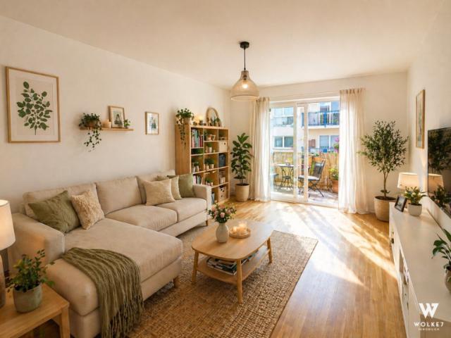 Perfekt für Paare oder WG: Helle Wohnung mit Loggia nahe Siebenbrunnenplatz