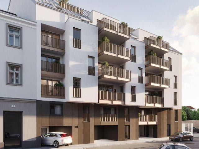 Perfekt geschnittene 1 Zimmer Neubauwohnung mit vollausgestatteter Einbauküche