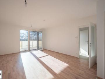 Perfekt geschnittene 2 Zimmer Wohnung mit sonnigem Balkon ERSTBEZUG nahe Bahnhof Eisenstadt!