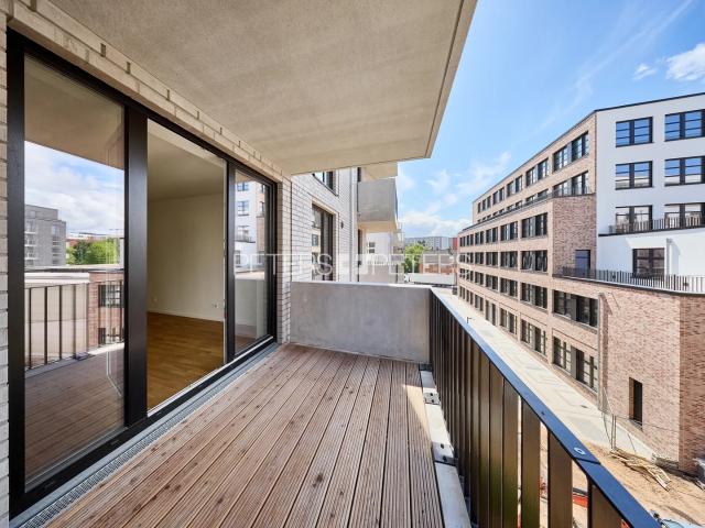 Perfekt geschnittene Neubauwohnung mit Süd Balkon in Rothenburgsort + Urban.Isle