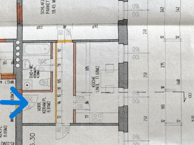 Perfekte 2er WG am Hessenplatz! Schöne 2 Zimmerwohnung plus separate Küche, 65 m² WNFL im 2. OG mit Lift  Landstraßen Straßenbahnnähe!