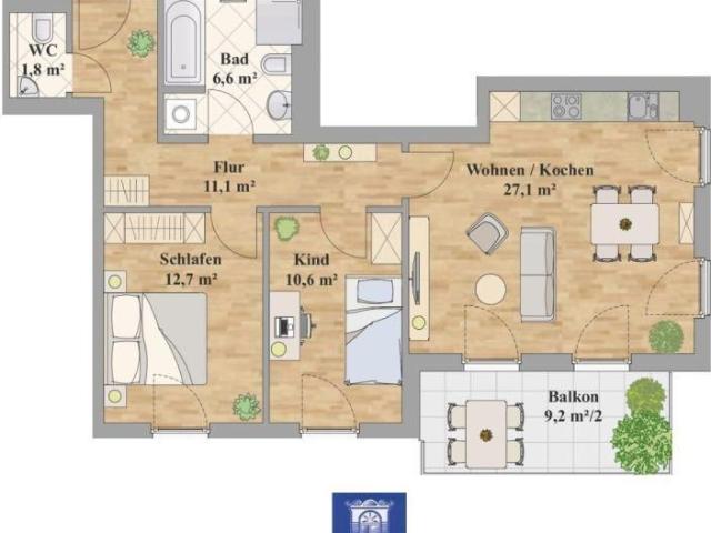 Perfekte Wohnung mit Charme im Erstbezug!
