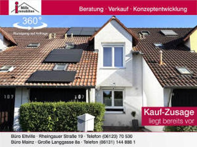 Perfekte alternative zu einer Eigentumswohnung: Modernes Einfamilienhaus mit sonniger Terrasse und kleinem Garten in top Lage von Bodenheim