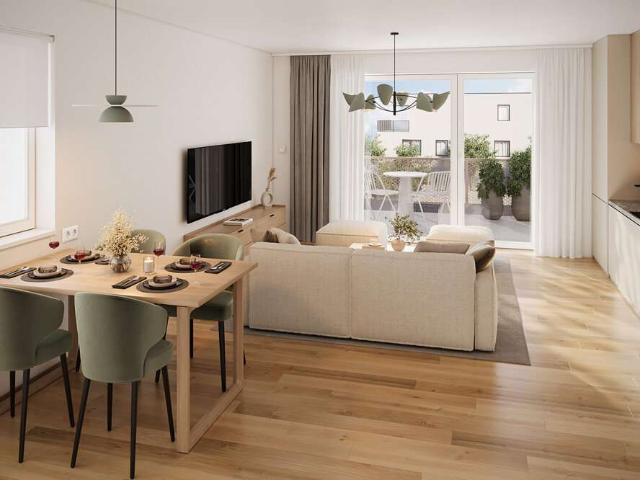 Perfekte Balance: 3 Zimmer Neubauwohnung für Eigennutzer oder Kapitalanleger, KfW 40 QNG Standard