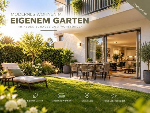 Perfekte Gartenwohnung in Liebenau mit Tiefgarage