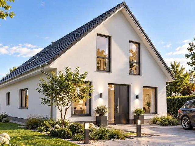 Perfekte Lage: Neubau mit Fernblick inkl. Grundstück, ideal für Familien, massiv, A+, PV, Lüftung