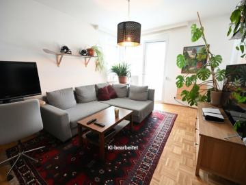 Perfekte Single Wohnung mit riesigem Balkon und Parkplatz!