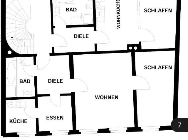 Perfektes Zuhause für WG oder für die Familie / Niedrige Deckenhöhe bis 1,70m groß