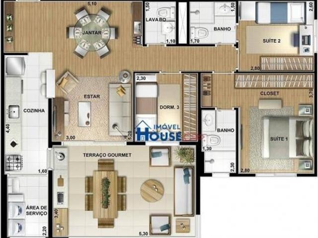 Perfil Morumbi | Apartamento à Venda com 3 Quartos, 96m², Zona Sul em São Paulo/SP
