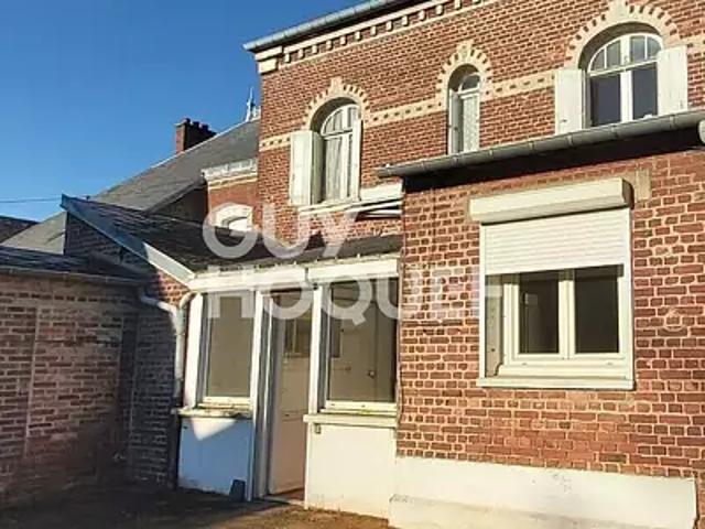 Péronne 80200 Achat / Vente maison 6 pièces t6 au dernier étage terrasse