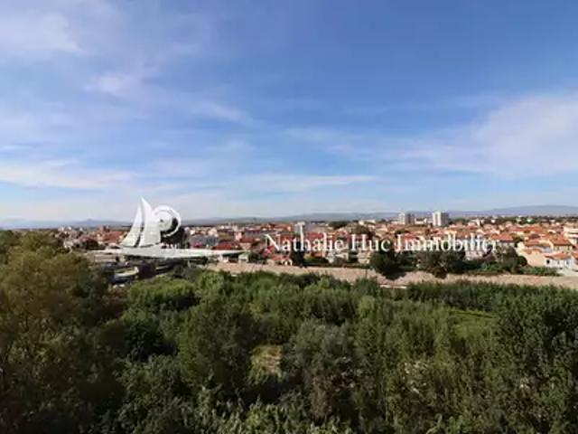 Perpignan 66000 Achat / Vente appartement 3 pièces t3 au dernier étage terrasse