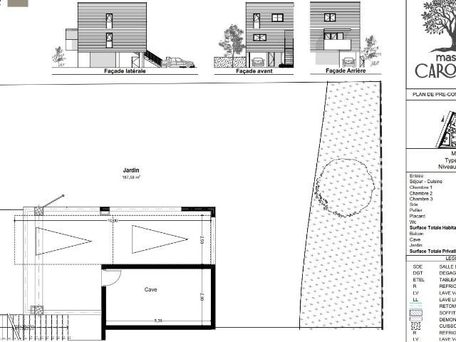 PERPIGNAN CENTRE: MAISON 4 PIECES 3 FACES PARKING