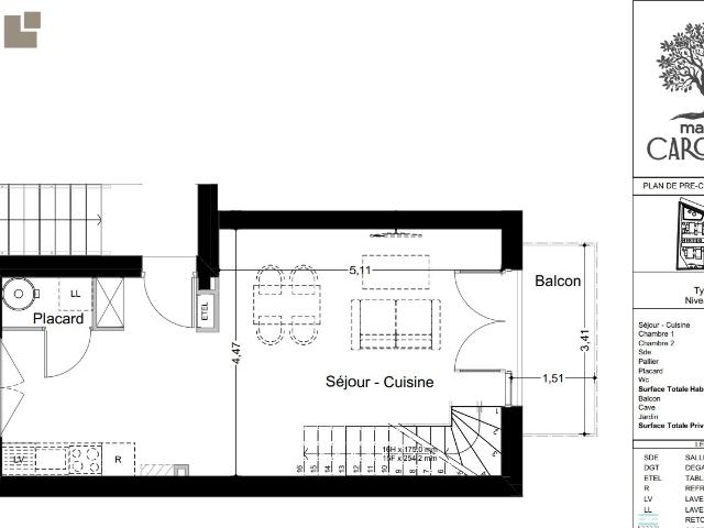 PERPIGNAN CENTRE: MAISON 3 PIECES PARKING