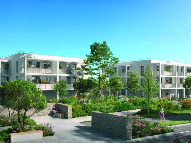 PERPIGNAN SUD: 2PIECES 45M2 RDC NEUF PARKING