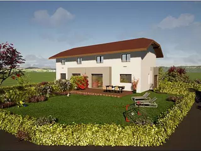 Perrignier 74550 Achat / Vente maison 4 pièces t4 au dernier étage jardin