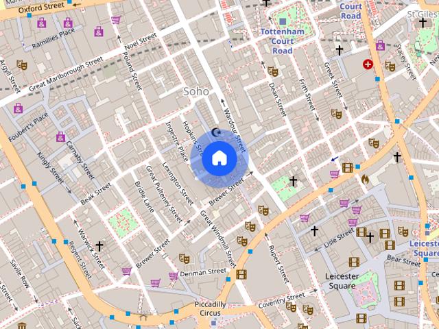Peter Street, Soho, W1F