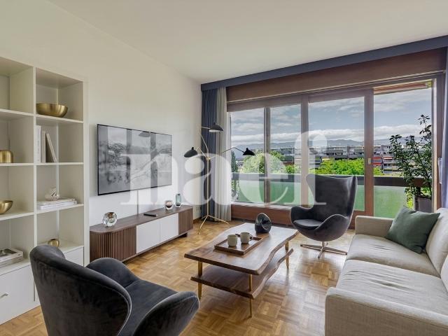 Petit Saconnex – Helle Wohnung mit ungehinderter Aussicht, nur einen Steinwurf von internationalen Organisationen entfernt