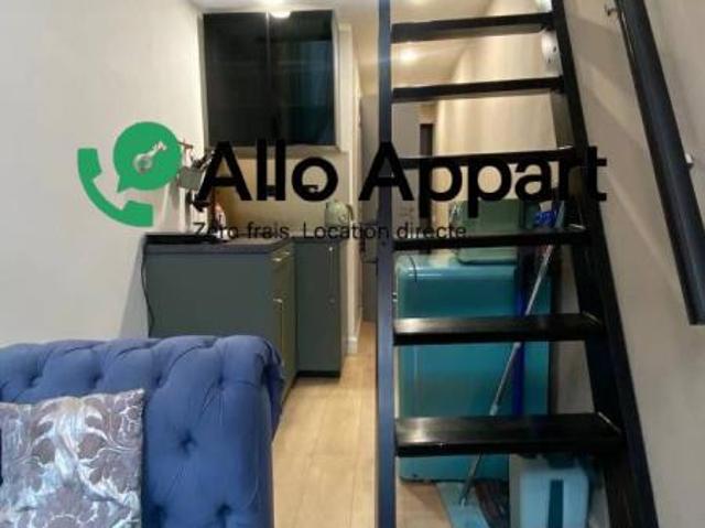 Petit studio mezzanine meuble avec cave – 23 m² – Lyon 69009