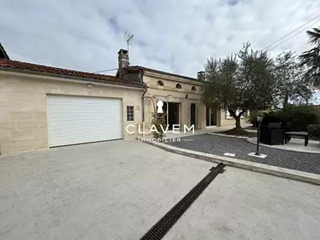 Peujard 33240 Achat / Vente maison 6 pièces t6 terrasse garage