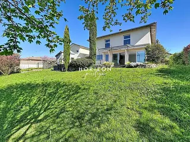 Peyzieux sur Saône 01140 Achat / Vente maison 9 pièces t9 piscine parking