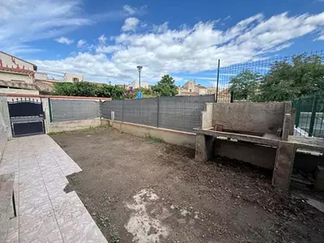 Pézilla la Rivière 66370 Location appartement 1 pièce t1 jardin
