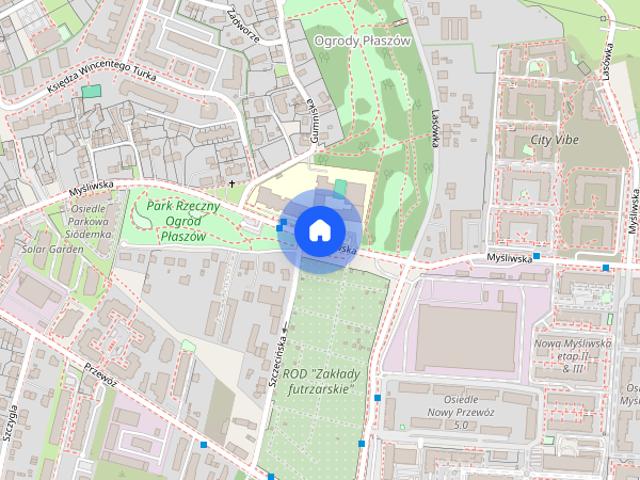 Piękne mieszkanie z balkonem i parkingiem przy Myśliwskiej | Spacer 3D